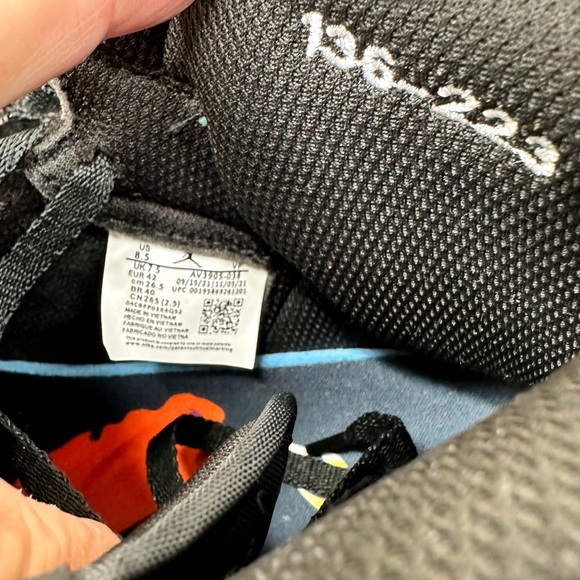 SoleFly x Jordan 1 Retro High Sneakers Patent Art Basel Miami  Black SZ. 8.5 - Picture 10 of 16